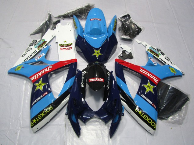 2006-2007 Rockstar Suzuki GSXR 600-750 Motorrad Verkleidungen 2006-2007 Rockstar Suzuki GSXR 600-750 Motorrad Verkleidungen