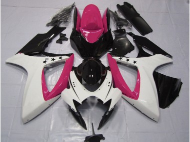 2006-2007 Rosa Stern Suzuki GSXR 600-750 Motorrad Verkleidungen