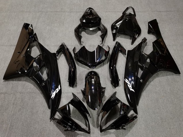 2006-2007 Schwarz Glänzend & Perlblau Yamaha R6 Motorrad Verkleidungen