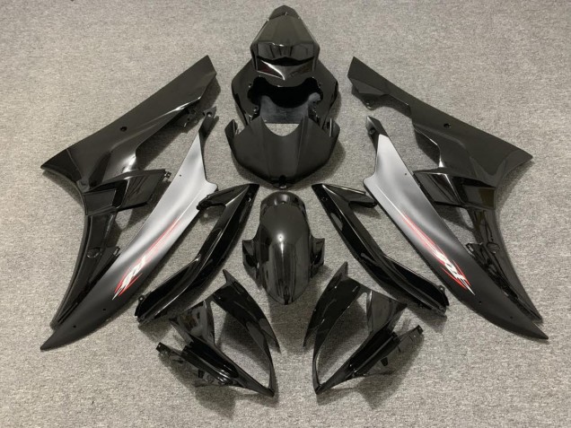 2006-2007 Schwarz Ninja Yamaha R6 Motorrad Verkleidungen