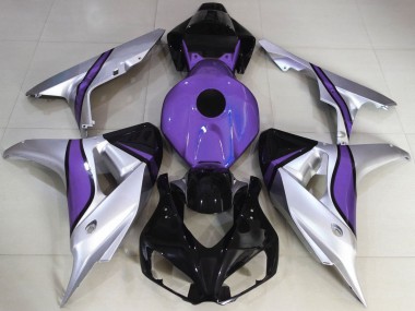 2006-2007 Silber & Lila Kundenspezifisch Honda CBR1000RR Motorrad Verkleidungen
