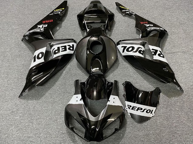 2006-2007 Silber Repsol Honda CBR1000RR Motorrad Verkleidungen