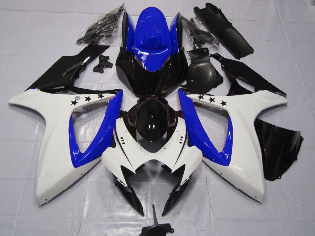 2006-2007 Tiefes Blauer Stern Suzuki GSXR 600-750 Motorrad Verkleidungen 2006-2007 Tiefes Blauer Stern Suzuki GSXR 600-750 Motorrad Verkleidungen