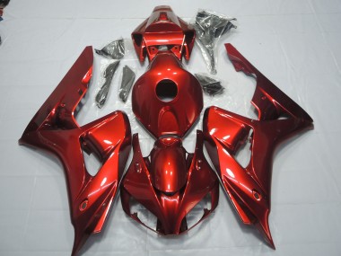 2006-2007 Tiefrot Honda CBR1000RR Motorrad Verkleidungen