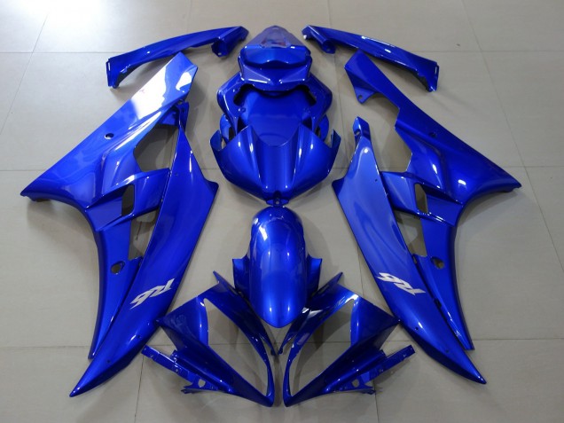 2006-2007 Vollglanz Blau Yamaha R6 Motorrad Verkleidungen