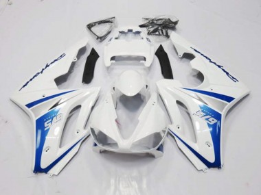 2006-2008 Weiß-Blau-Stil Triumph Daytona 675 Motorrad Verkleidungen