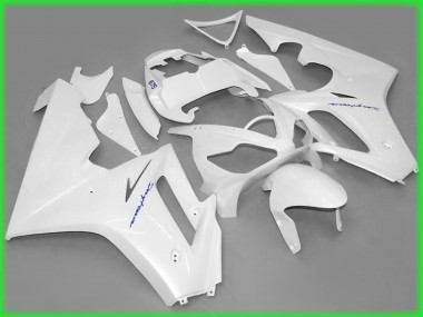 2006-2008 Glänzend Weiß Triumph Daytona 675 Motorrad Verkleidungen