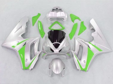 2006-2008 Grün & Silber Triumph Daytona 675 Motorrad Verkleidungen
