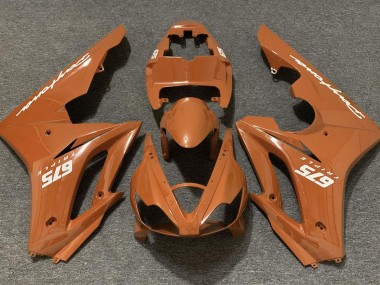 2006-2008 Orange Glänzend Triumph Daytona 675 Motorrad Verkleidungen