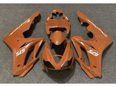 2006-2008 Orange Glänzend Triumph Daytona 675 Motorrad Verkleidungen