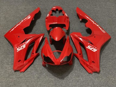 2006-2008 Rot Glänzend Triumph Daytona 675 Motorrad Verkleidungen