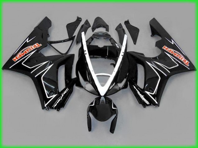 2006-2008 Schwarz Gold Triumph Daytona 675 Motorrad Verkleidungen