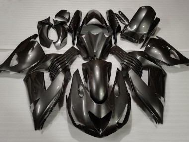 2006-2011 Graphite Kawasaki ZX14R Motorrad Verkleidungen