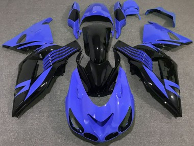 2006-2011 Hellblau Kawasaki ZX14R Motorrad Verkleidungen