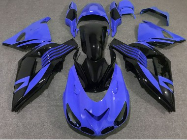 2006-2011 Hellblau Kawasaki ZX14R Motorrad Verkleidungen