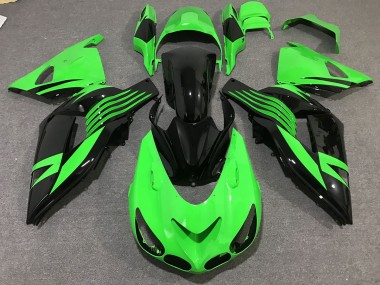 2006-2011 Hellgrün Kawasaki ZX14R Motorrad Verkleidungen