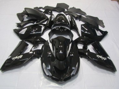 2006-2011 Schwarz Rot Kawasaki ZX14R Motorrad Verkleidungen
