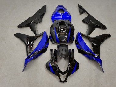 2007-2008 Blau & Schwarz Honda CBR600RR Motorrad Verkleidungen
