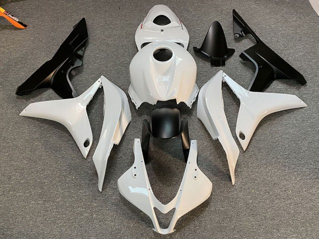 2007-2008 Clean Weiß & Schwarz Honda CBR600RR Motorrad Verkleidungen