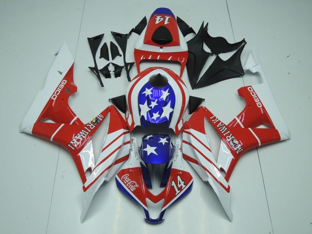 2007-2008 Geico 14 Honda CBR600RR Motorrad Verkleidungen