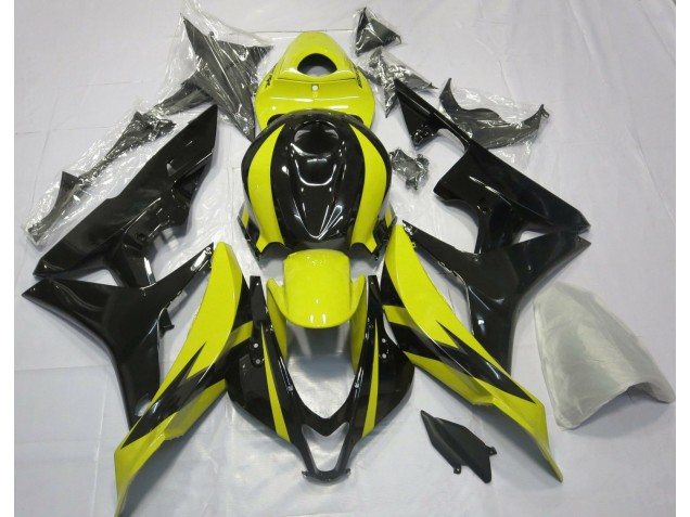 2007-2008 Gelb & Schwarz OEM Design Honda CBR600RR Motorrad Verkleidungen