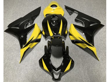2007-2008 Gelbes Spezialdesign Honda CBR600RR Motorrad Verkleidungen