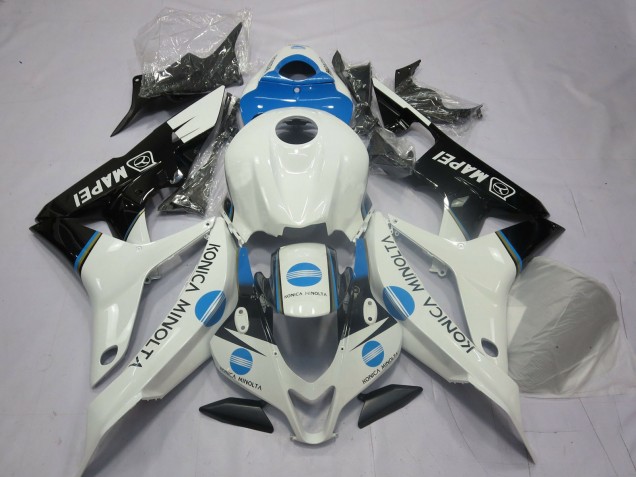 2007-2008 Hellblau Konica Minolta Honda CBR600RR Motorrad Verkleidungen 2007-2008 Hellblau Konica Minolta Honda CBR600RR Motorrad Verkleidungen