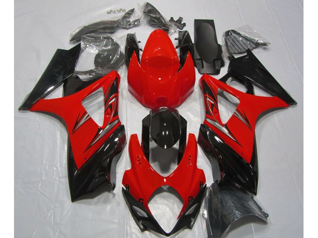2007-2008 Lavarot & Schwarz Suzuki GSXR 1000 Motorrad Verkleidungen