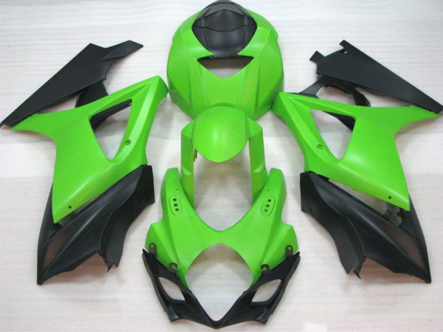 2007-2008 Matt Grün Suzuki GSXR 1000 Motorrad Verkleidungen 2007-2008 Matt Grün Suzuki GSXR 1000 Motorrad Verkleidungen