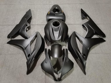 2007-2008 Matt Schwarz Honda CBR600RR Motorrad Verkleidungen