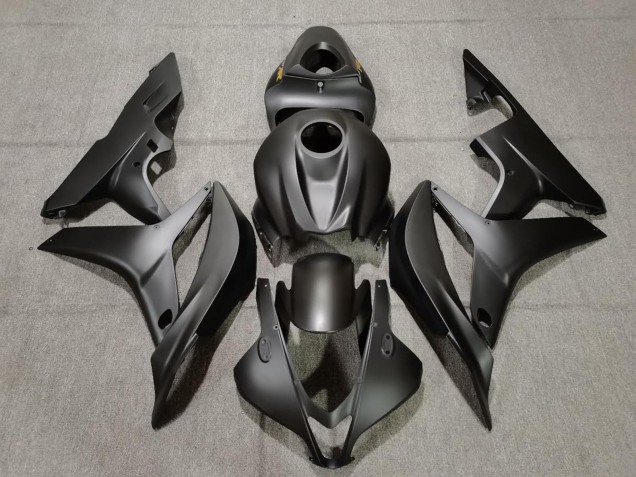 2007-2008 Matt Schwarz Honda CBR600RR Motorrad Verkleidungen 2007-2008 Matt Schwarz Honda CBR600RR Motorrad Verkleidungen