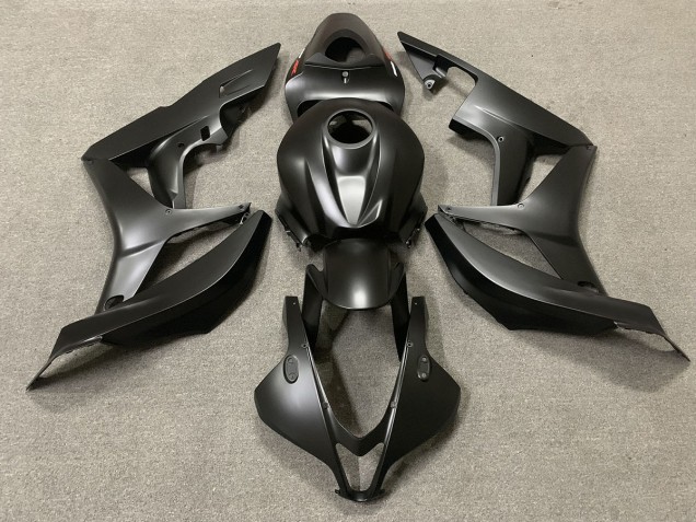 2007-2008 Matt Schwarz Honda CBR600RR Motorrad Verkleidungen 2007-2008 Matt Schwarz Honda CBR600RR Motorrad Verkleidungen