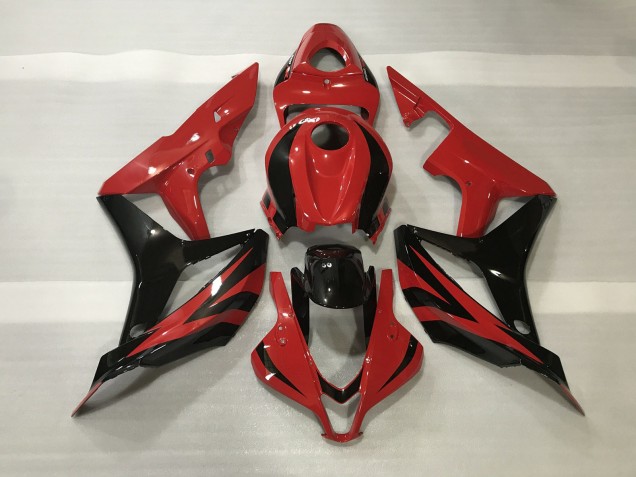 2007-2008 Metallic Rot-Stil OEM Honda CBR600RR Motorrad Verkleidungen