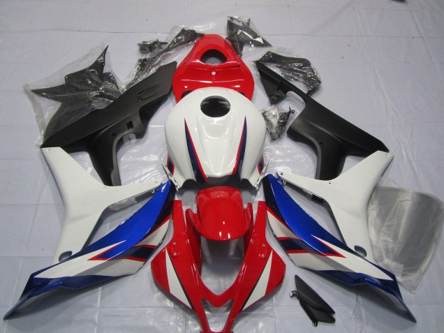 2007-2008 OEM Weiß Rot Blau Stil Design Honda CBR600RR Motorrad Verkleidungen 2007-2008 OEM Weiß Rot Blau Stil Design Honda CBR600RR Motorrad Verkleidungen
