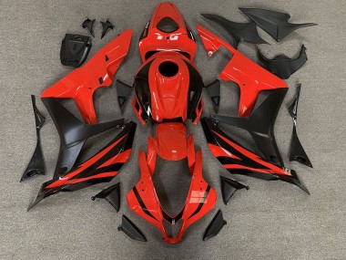 2007-2008 OEM Rot-Stil Honda CBR600RR Motorrad Verkleidungen