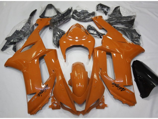 2007-2008 Orange Glänzend Kawasaki ZX6R Motorrad Verkleidungen 2007-2008 Orange Glänzend Kawasaki ZX6R Motorrad Verkleidungen