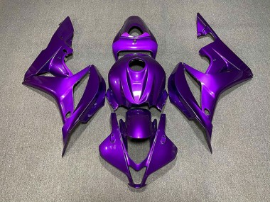 2007-2008 Perlviolett Schlicht Honda CBR600RR Motorrad Verkleidungen