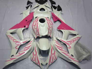 2007-2008 Rosa Flamme Honda CBR600RR Motorrad Verkleidungen