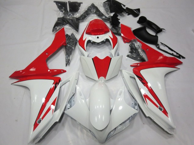 2007-2008 Weiß Rot Brauch Yamaha R1 Motorrad Verkleidungen 2007-2008 Weiß Rot Brauch Yamaha R1 Motorrad Verkleidungen