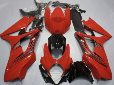2007-2008 Rot OEM-Stil Suzuki GSXR 1000 Motorrad Verkleidungen