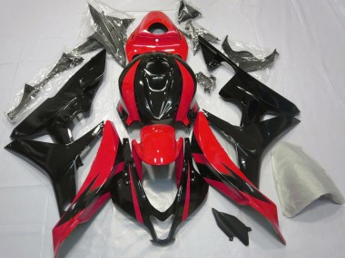 2007-2008 Rot & Schwarz OEM-Design Honda CBR600RR Motorrad Verkleidungen