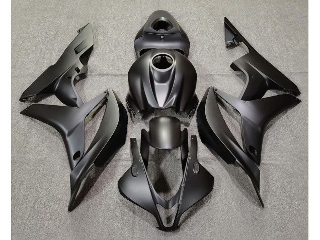 2007-2008 Schlichte Matt Schwarz Honda CBR600RR Motorrad Verkleidungen 2007-2008 Schlichte Matt Schwarz Honda CBR600RR Motorrad Verkleidungen