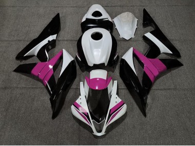 2007-2008 Schwarz Weiß & Lila Honda CBR600RR Motorrad Verkleidungen