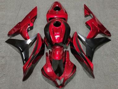 2007-2008 Tiefrot OEM Stil Honda CBR600RR Motorrad Verkleidungen