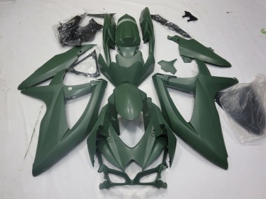 2008-2010 Armeegrün Suzuki GSXR 600-750 Motorrad Verkleidungen