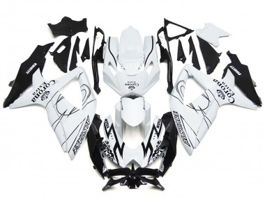 2008-2010 Benutzerdefiniert Corona Spezial Mit Weiß Suzuki GSXR 600-750 Motorrad Verkleidungen