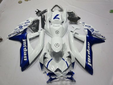 2008-2010 Blau Jordan Suzuki GSXR 600-750 Motorrad Verkleidungen