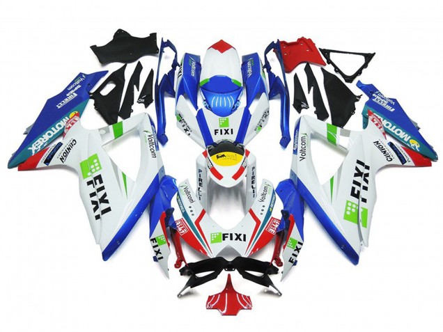 2008-2010 Fixi Benutzerdefiniert Suzuki GSXR 600-750 Motorrad Verkleidungen