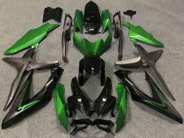 2008-2010 Glanzgrün & Grün R Suzuki GSXR 600-750 Motorrad Verkleidungen