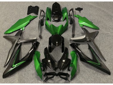 2008-2010 Glanzgrün & Grün R Suzuki GSXR 600-750 Motorrad Verkleidungen